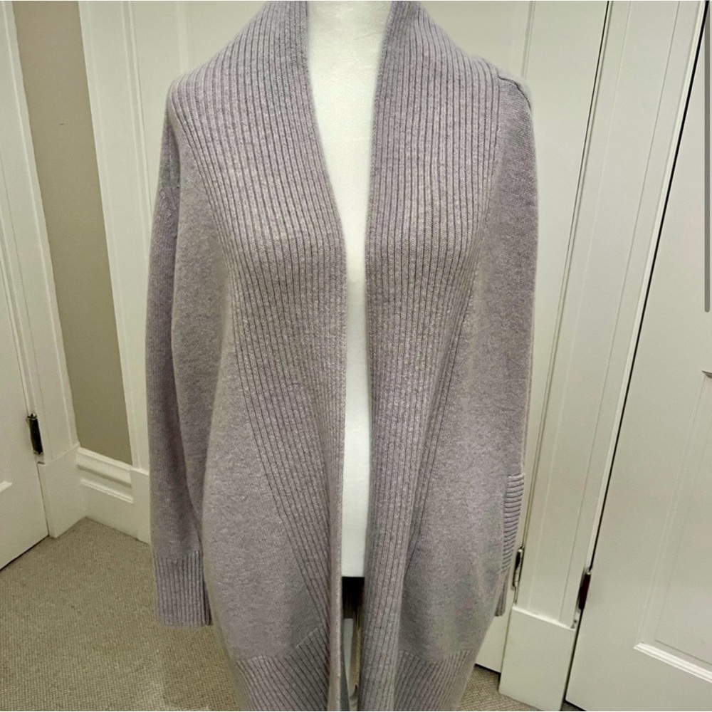 Banana Republic 100% Cashmere Cardigan -Grey